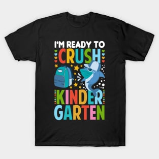 I'm Ready To Crush Kindergarten Shark T-Shirt